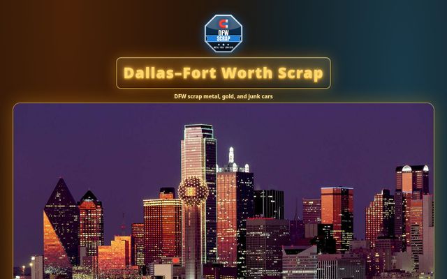 Dallas–Fort Worth Scrap website