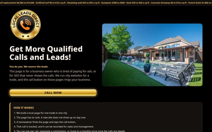 Get More Calls website