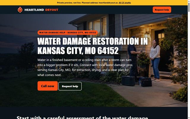 Heartland Dryout website