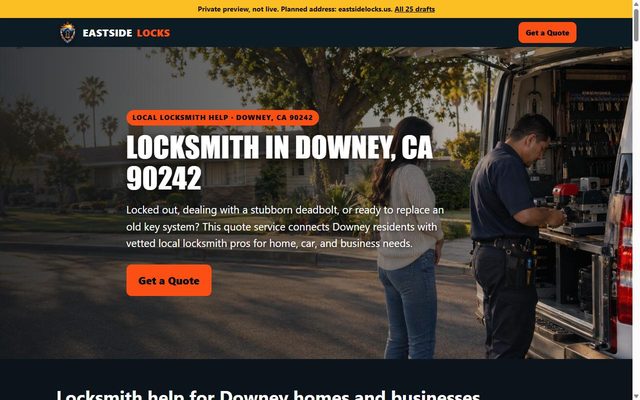 Eastside Locks website