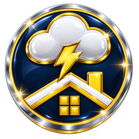 Storm home repair icon