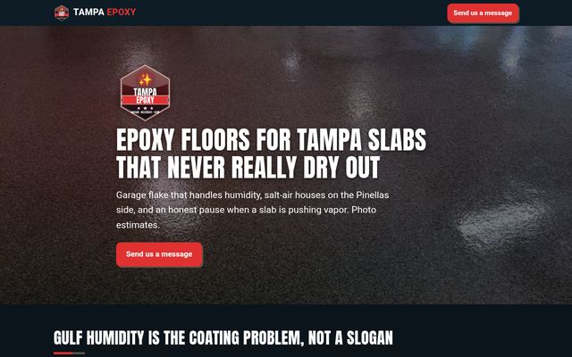 Tampa Epoxy website